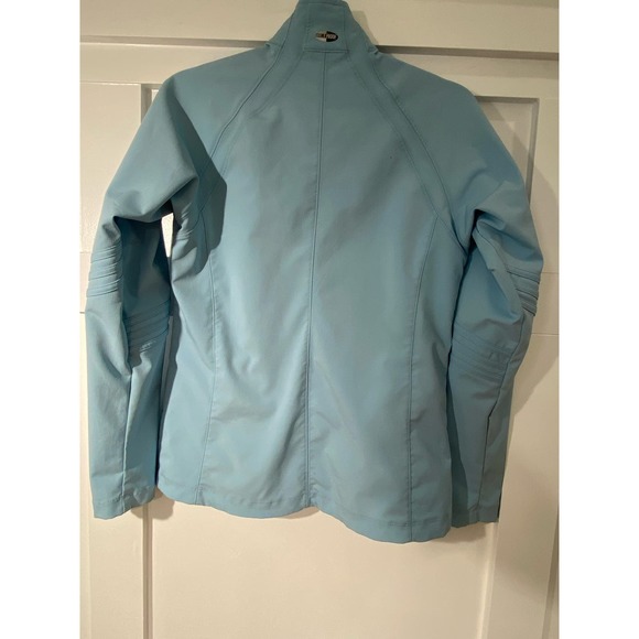 Adidas Beautiful Soft Blue Performance Track Jacket, Size M * wom158 - Picture 5 of 12